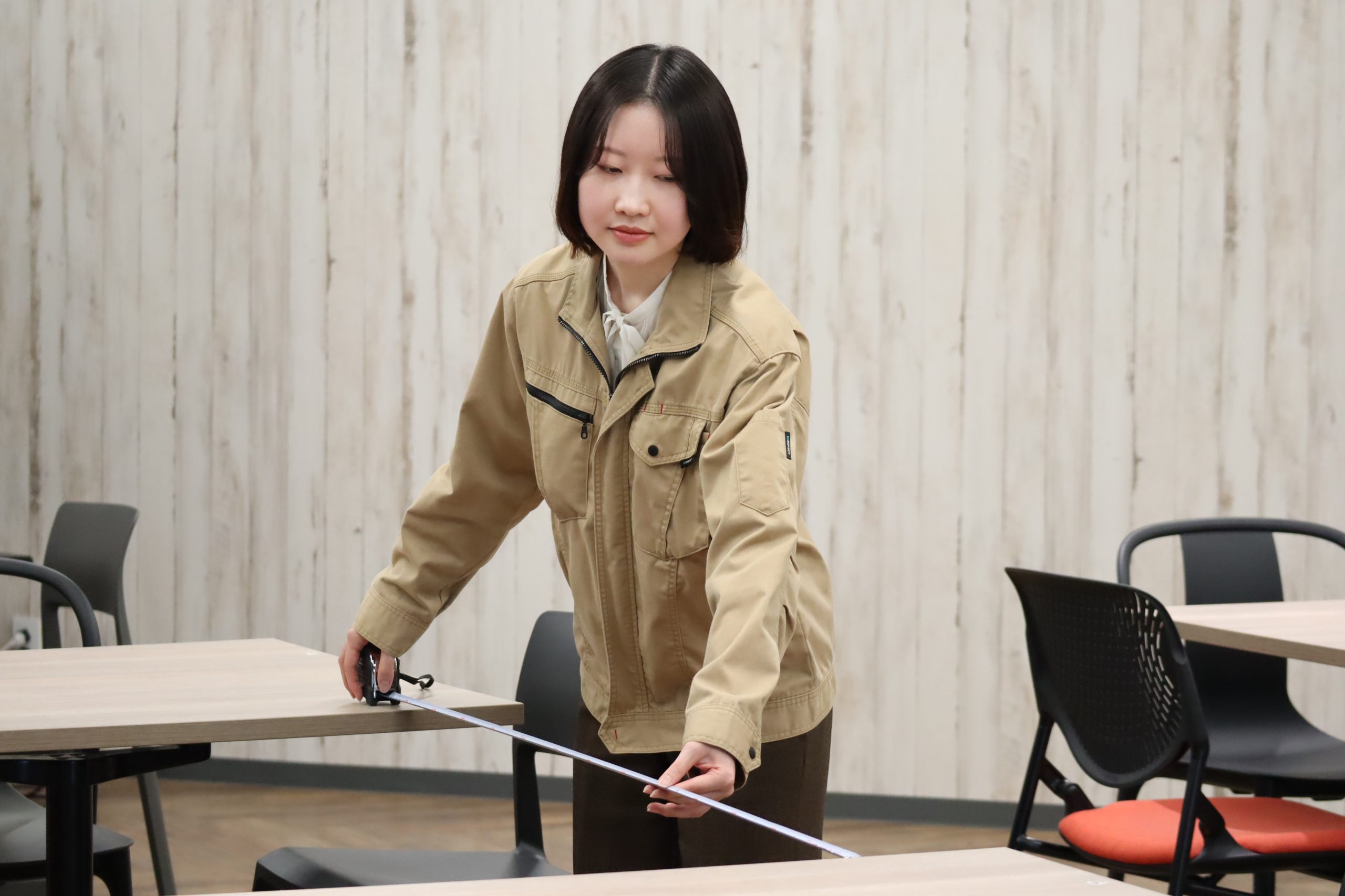 実際の空間を確認しながら、最適なレイアウトを検討していきます